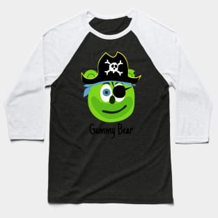 Gummy Bear Pirate Baseball T-Shirt